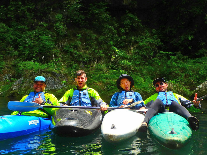 Golden Week Kayaking in Okutama