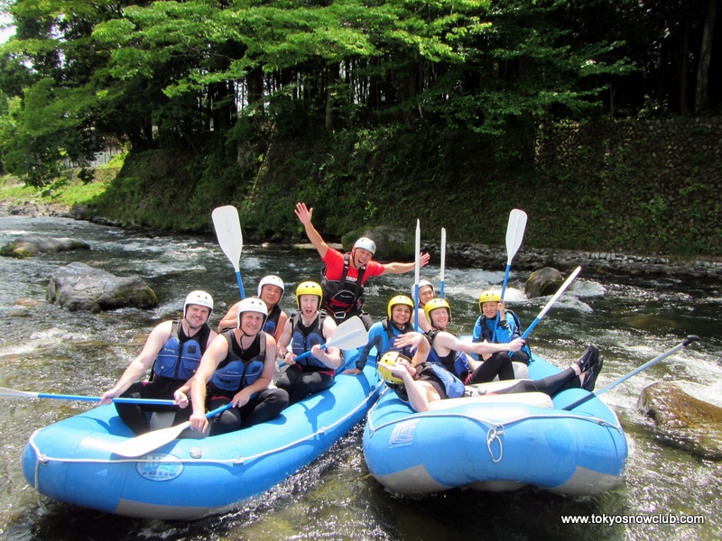 Golden Week Rafting in Okutama