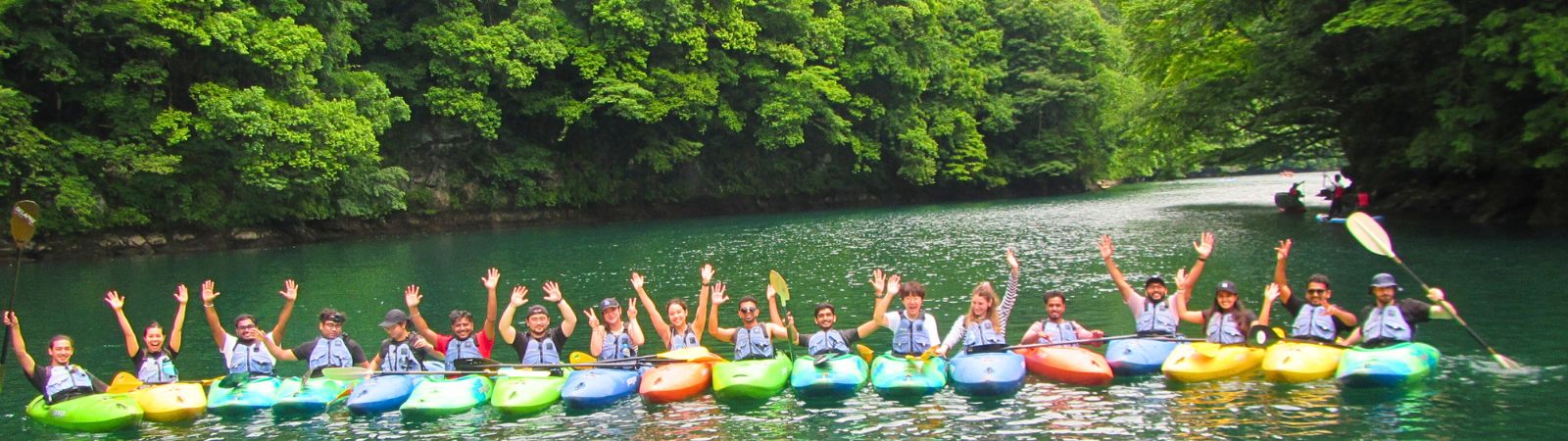 Kayaking in Okutama