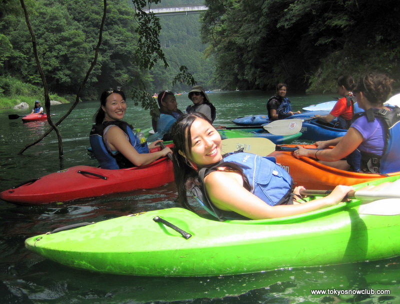 Kayaking in Okutama