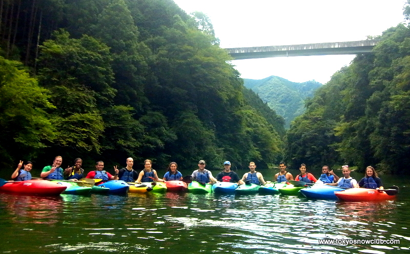 Kayaking in Okutama