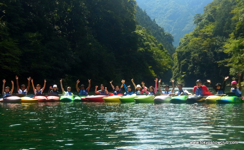 Kayaking in Okutama