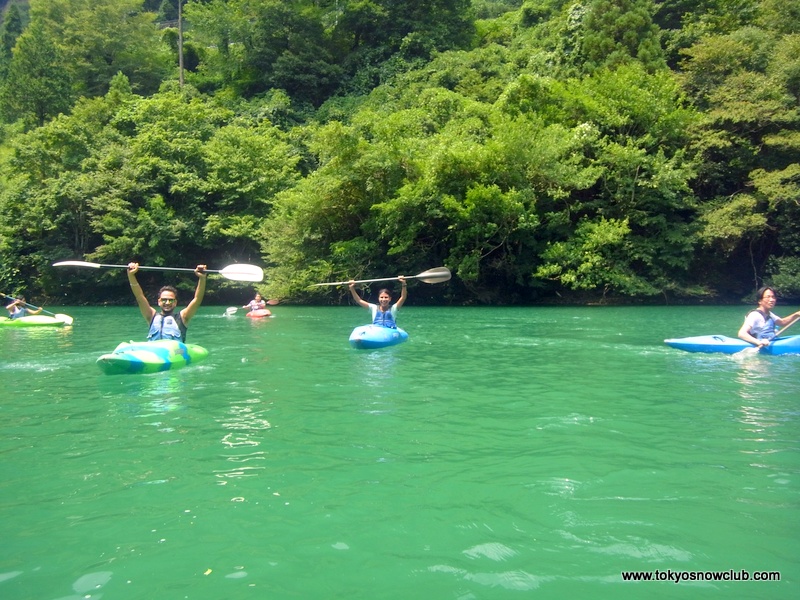 Kayaking in Okutama
