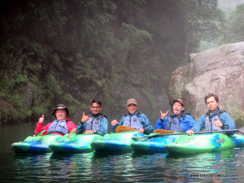 Kayaking in Okutama