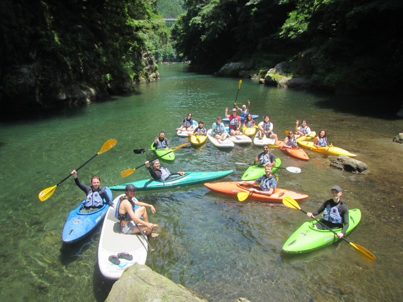 Kayaking in Okutama